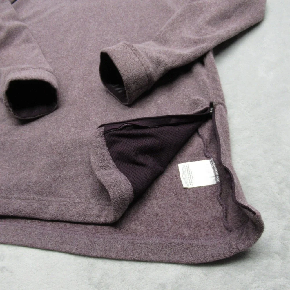 Nike Sweatshirt Womens XL‎ Purple Soft Dri-FIT Funnel Neck Soft Fleece Pullover